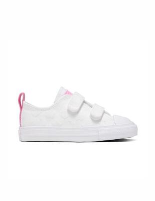 Zapatillas para Niña Converse baja lona 2v td Blanco