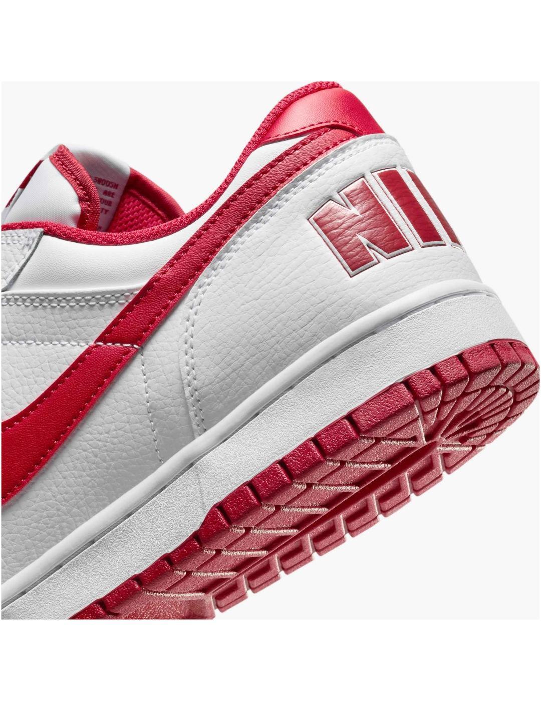 Scarpe da ginnastica da uomo Nike Big Low Bianche. 7/7