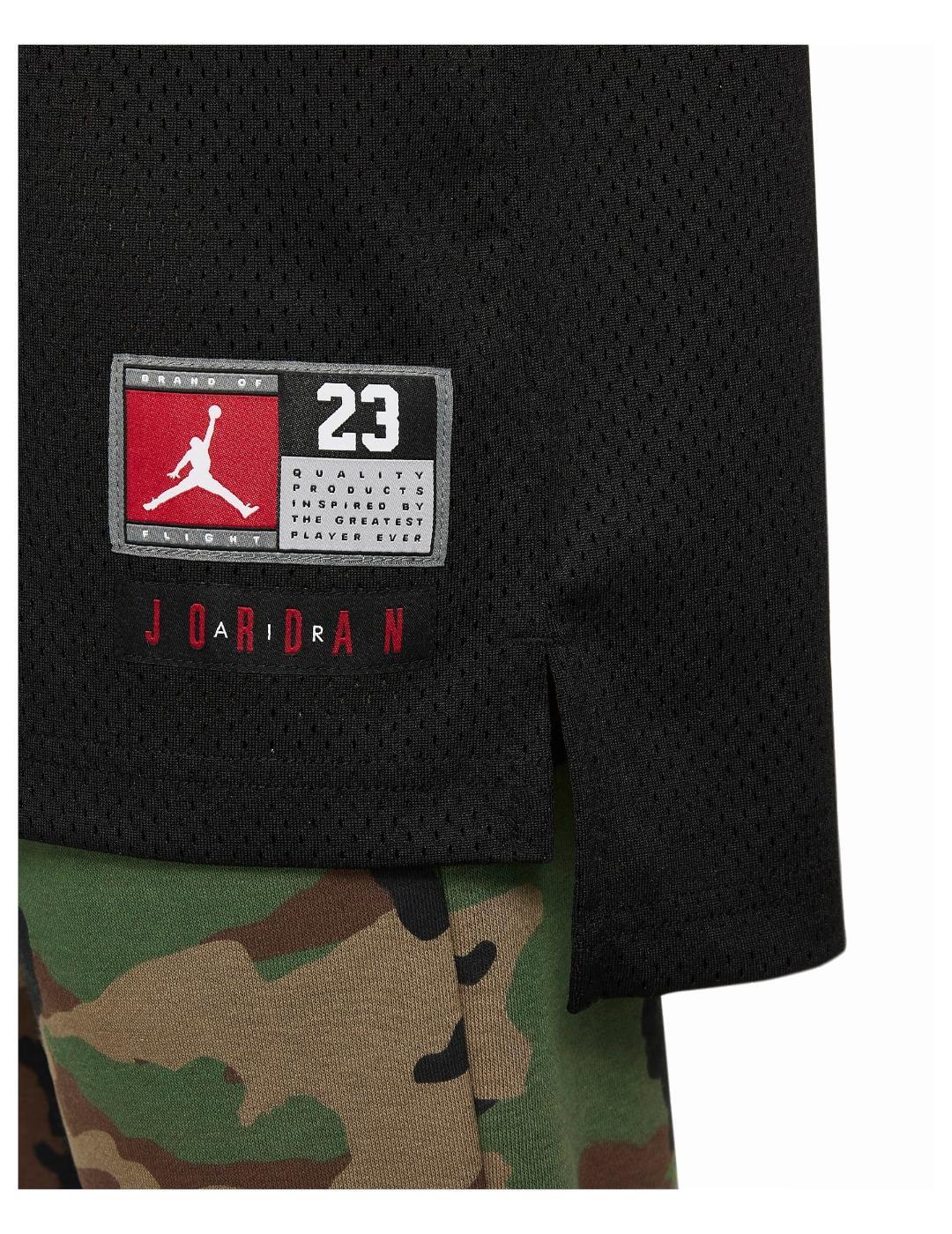Canotta ragazzo basket jordan 23 jersey - nera\rossa 4/5