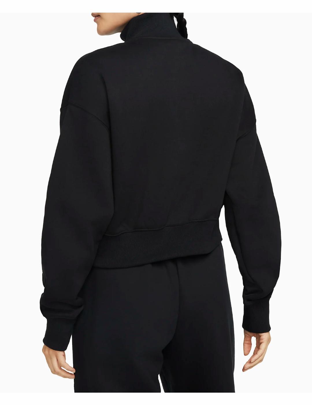 Jersey y sudadera para Mujer Nike Sportswear phoenix fleece Negro 2/2