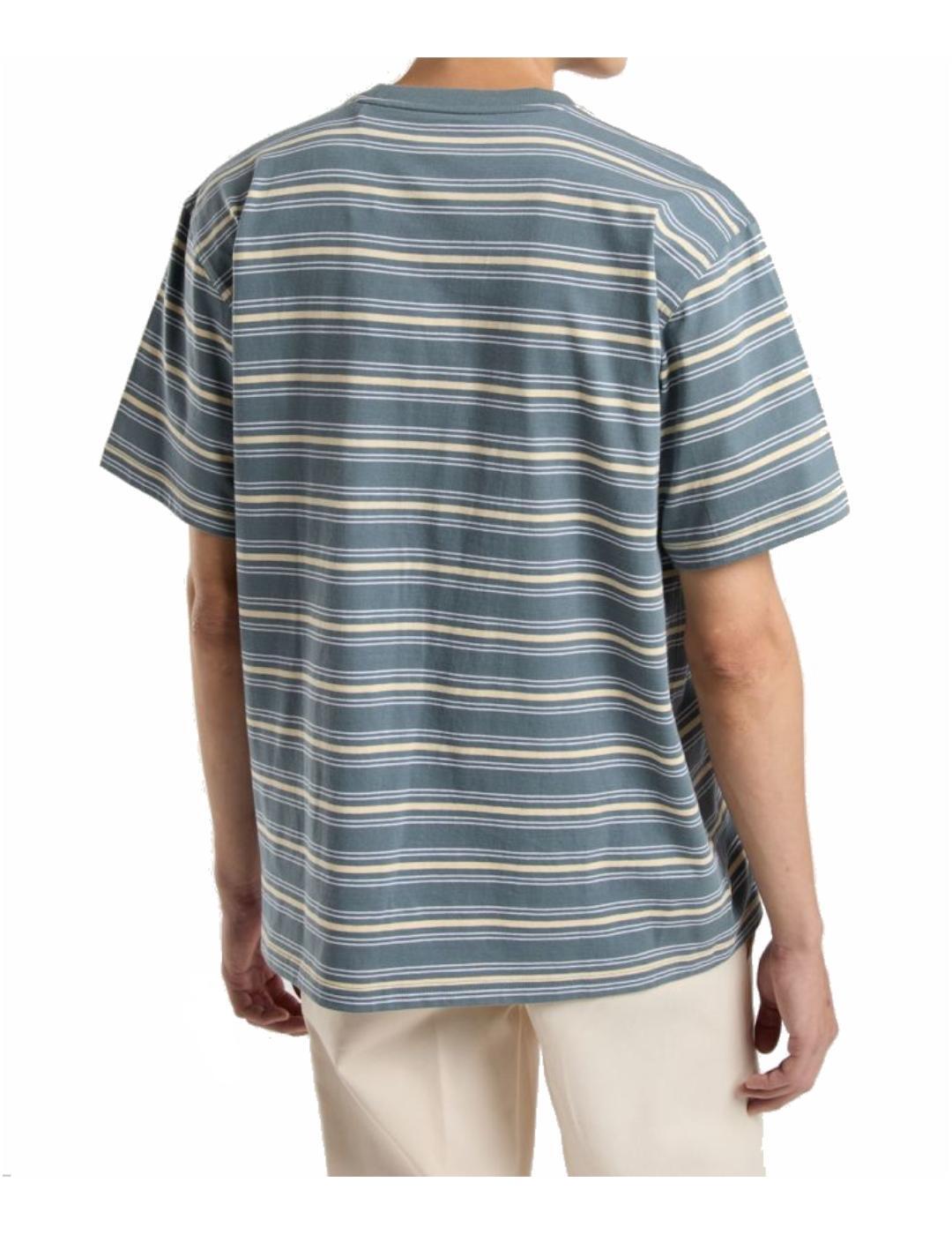 T-shirt pour homme Dickies Lewistown Bleu 2/4