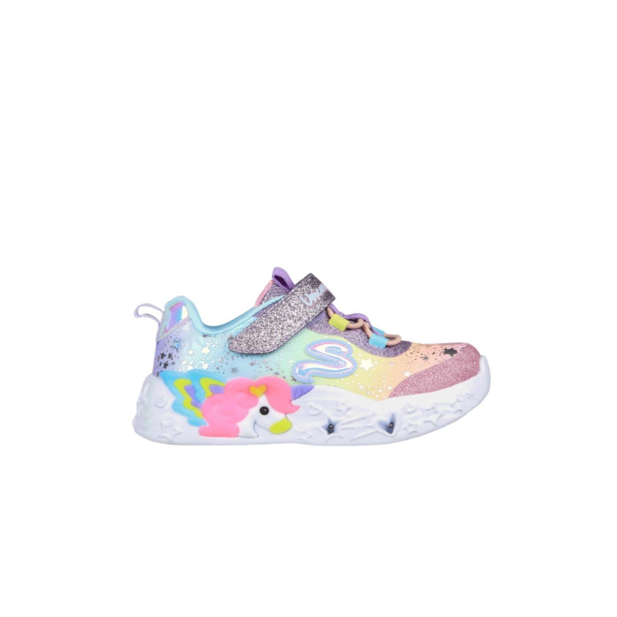 Skechers - Chaussures Pour Fille Skechers Baby Lights Unicorn Multicolore - Chaussures De Sport - Multicolore - Decathlon