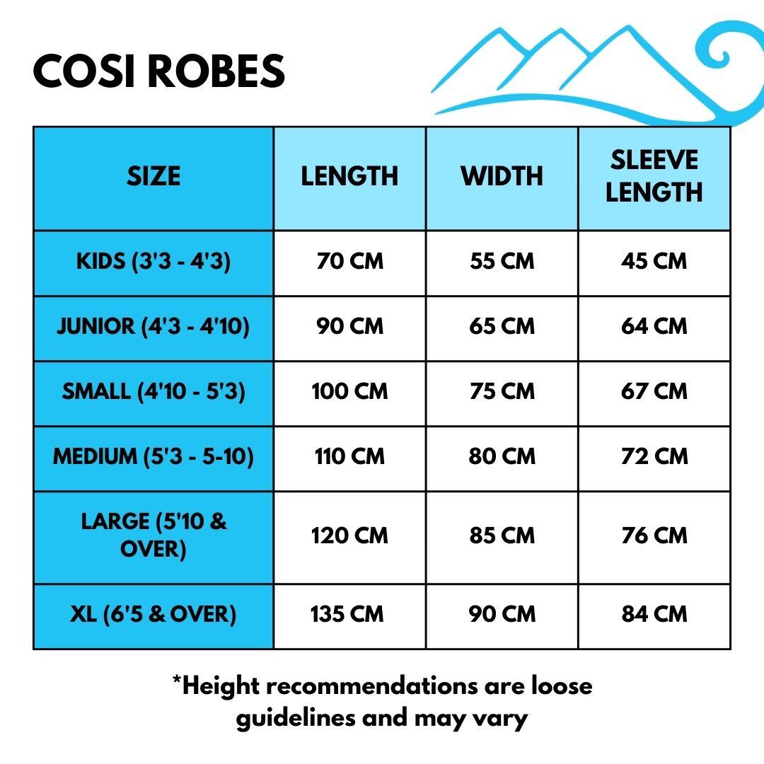 CosiRobeFlex - Midnight Navy  - Warm waterproof outdoor dry changing robe 7/7