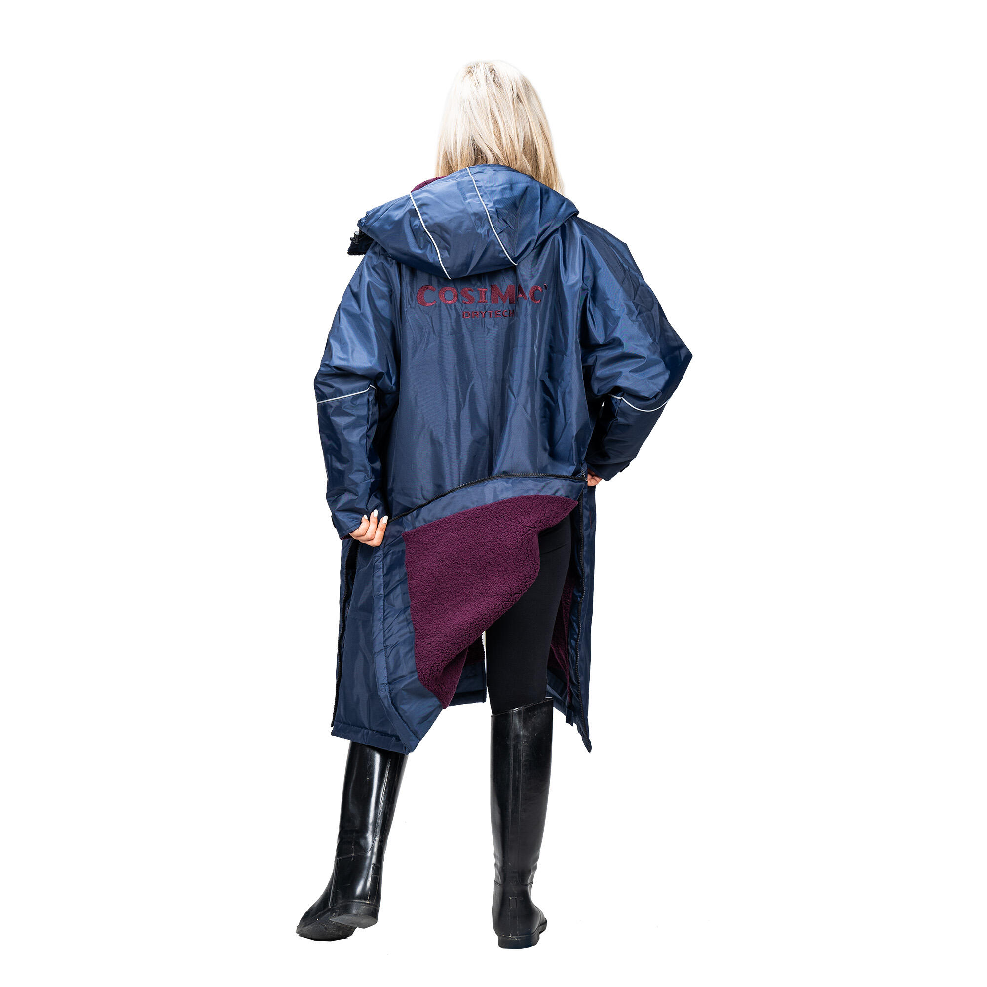 CosiRobeFlex - Midnight Navy  - Warm waterproof outdoor dry changing robe 6/7