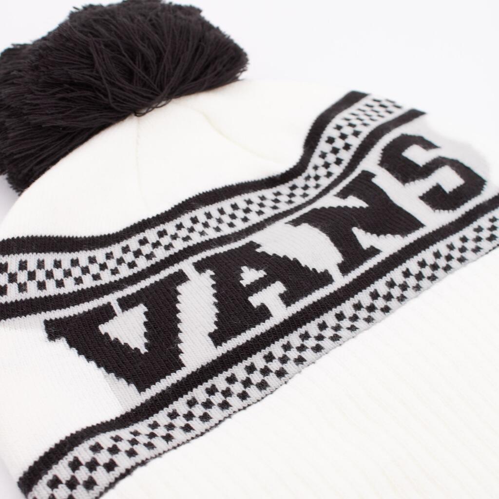 Hoed Vans Check Pom Beanie VN000HT1FS81 Wit 3/5