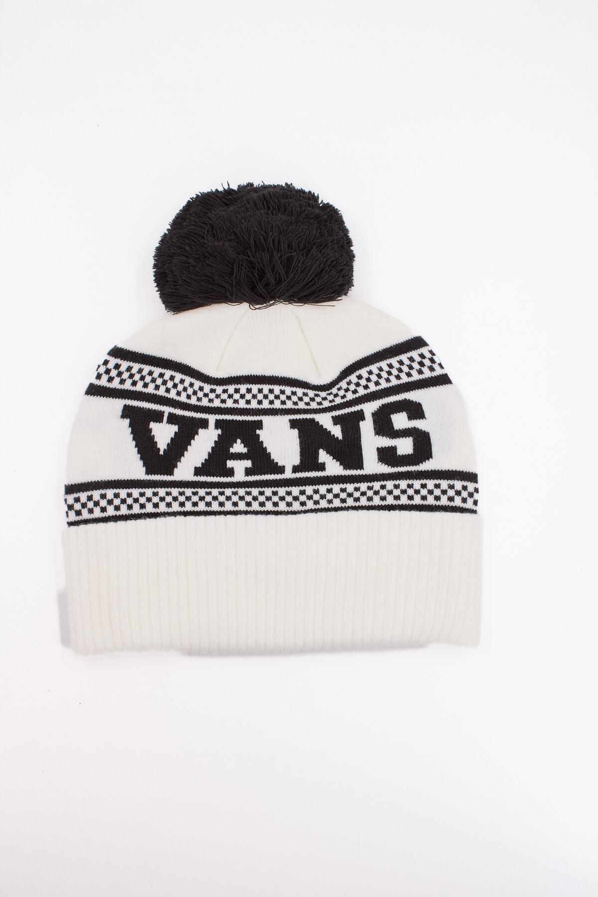 Hoed Vans Check Pom Beanie VN000HT1FS81 Wit 5/5