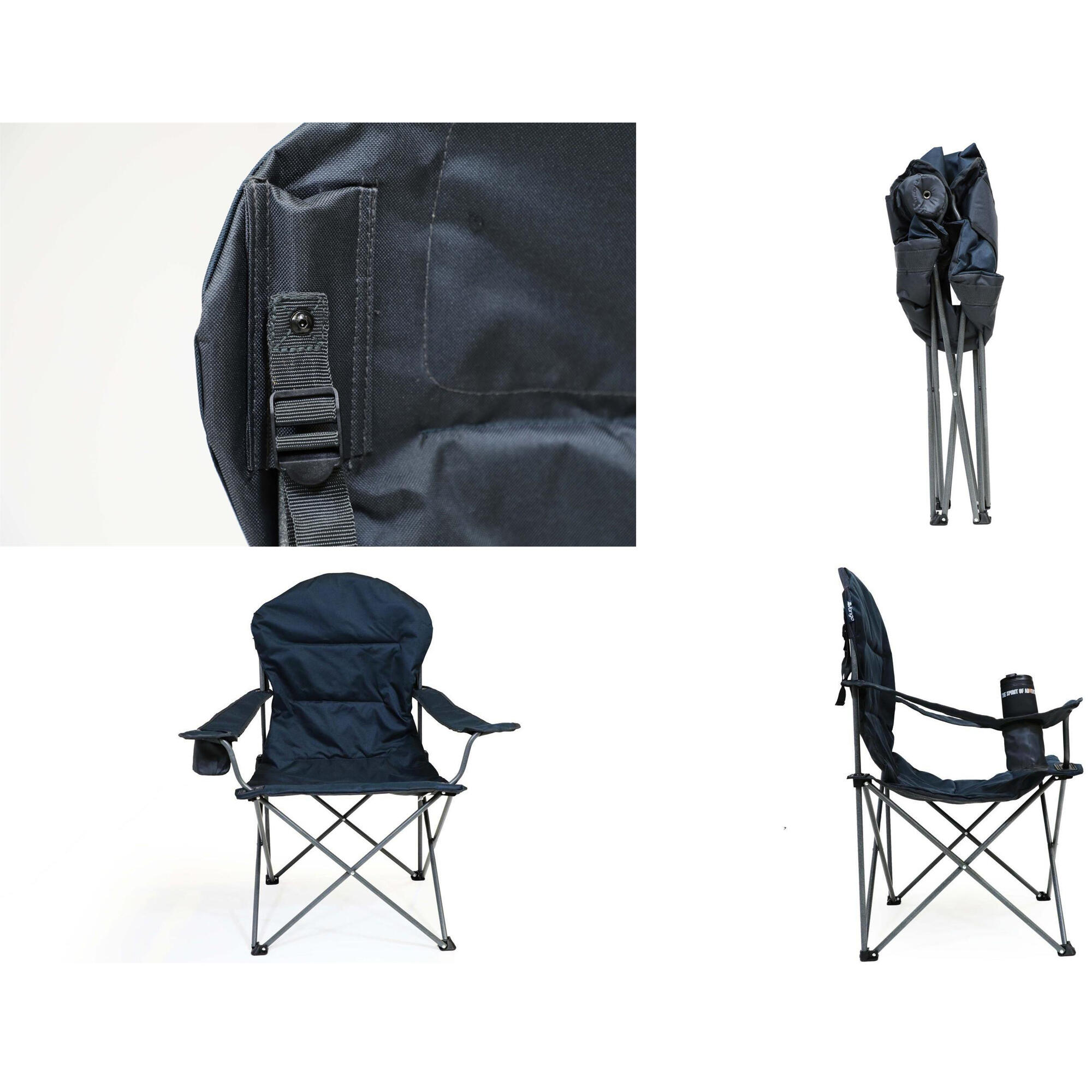 Krzesło turystyczne DIVINE CHAIR GRANITE GREY 3/7