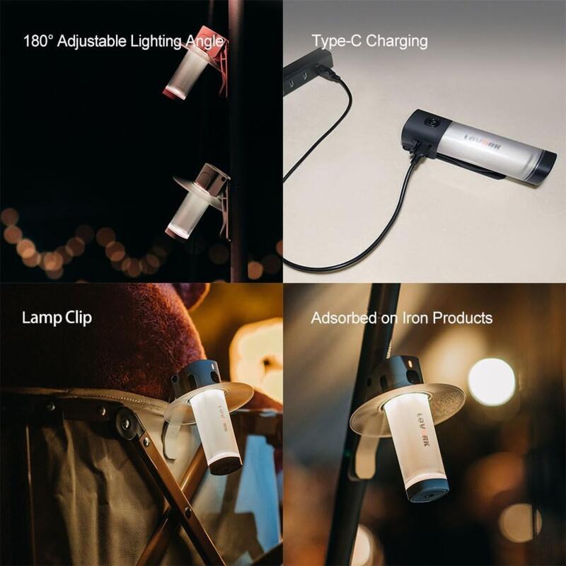 Lampe LED rechargeable avec trépied - Légère et nomade - ALPHA II