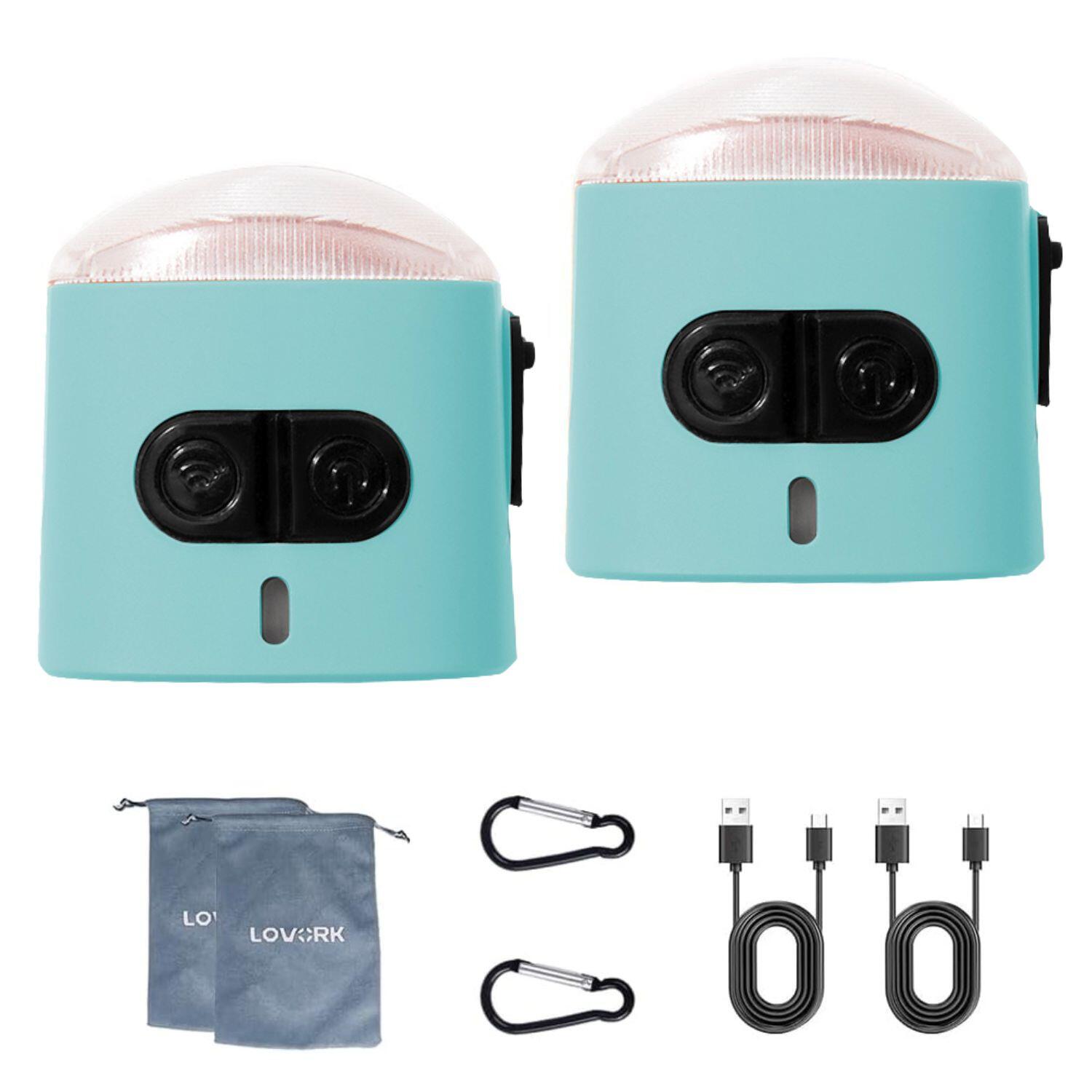 2 Mini Lampade LED ricaricabili multifunzione - CLIPSY 2/8