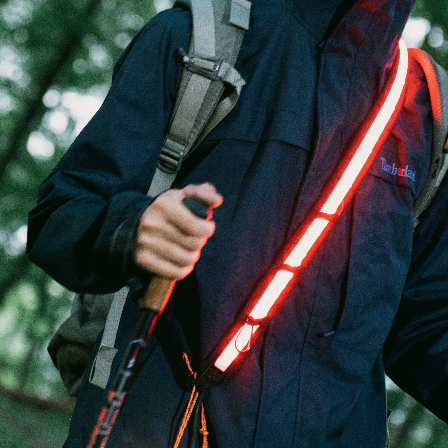 Multicolor LED-riem met SOS-modus - Veiligheid - RAINBOW 3/4
