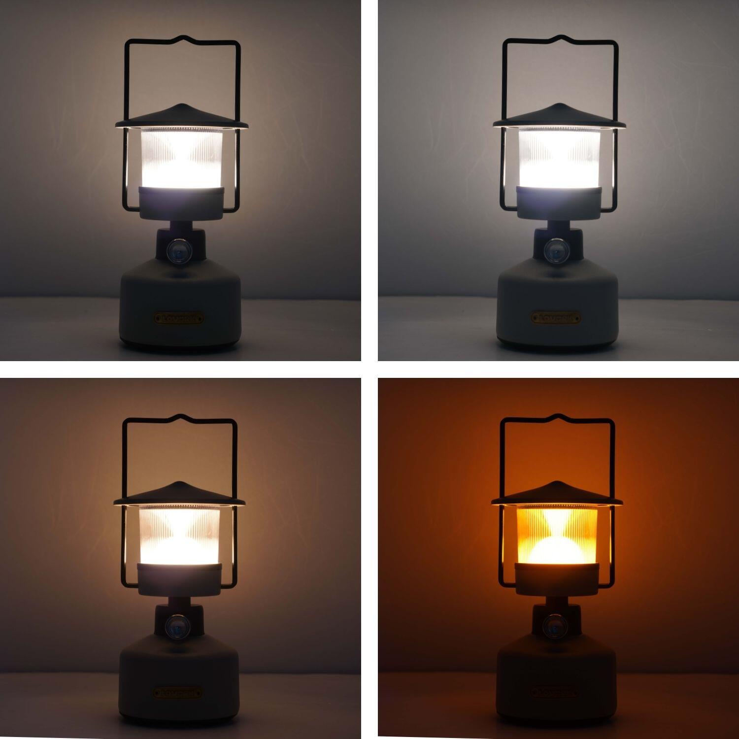 Nomadische oplaadbare LED-lantaarn met powerbank - ZEPHYR 6/8