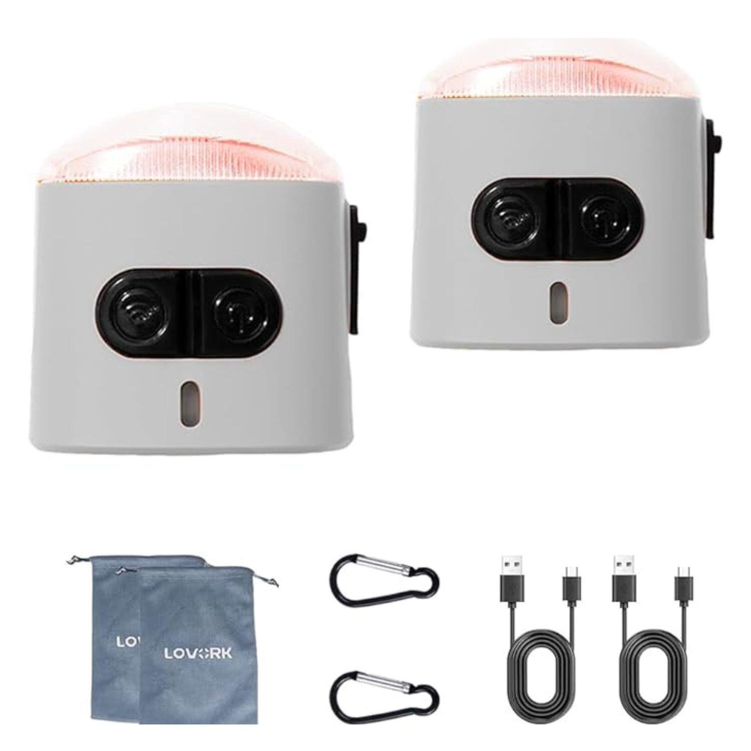 2 Mini Lampade LED ricaricabili multifunzione - CLIPSY 2/8
