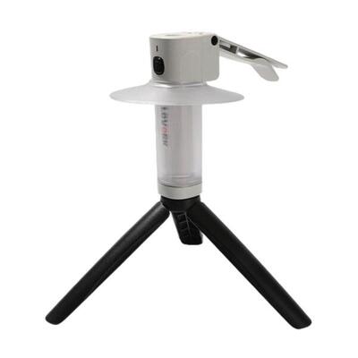 Oplaadbare led-lamp met statief. lichtgewicht en draagbaar alpha ii