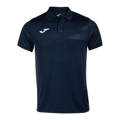 Polo Manga Corta Pádel Hombre Joma Montreal Blanco