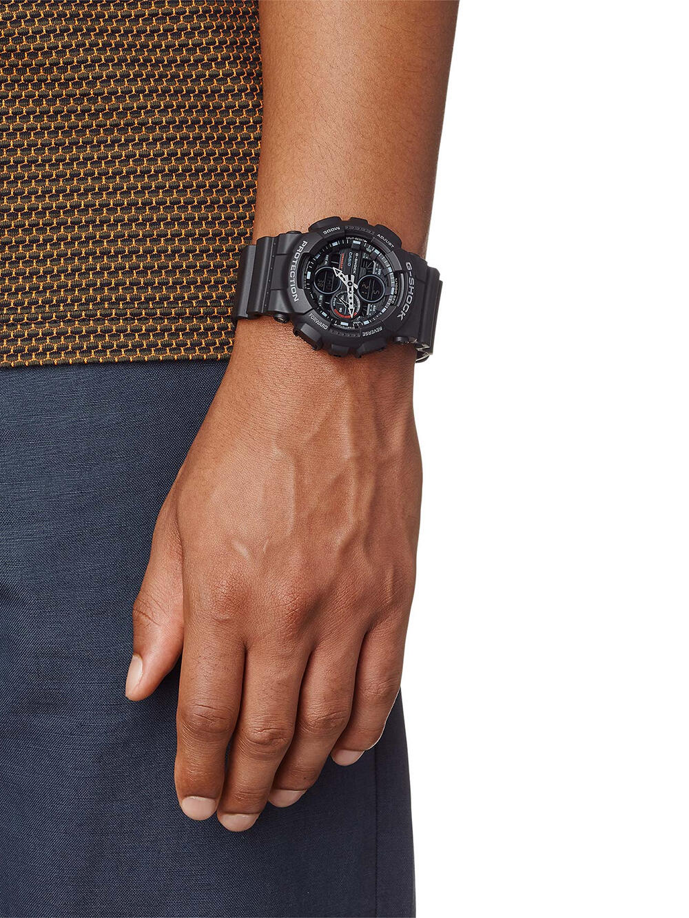 Casio Analog Digital Uhr Schwarz/Schwarz GA-140-1A1ER 5/5
