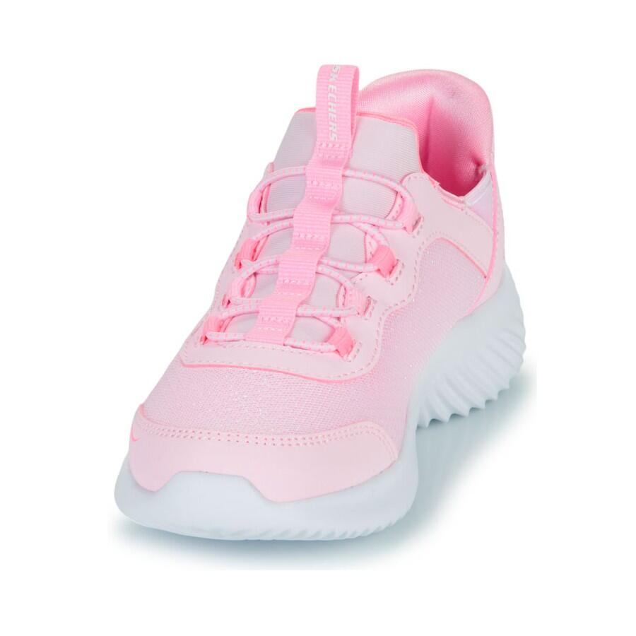 Bounder - Simple Cute Girls Sports Low Top Lace Up Trainers 4/5