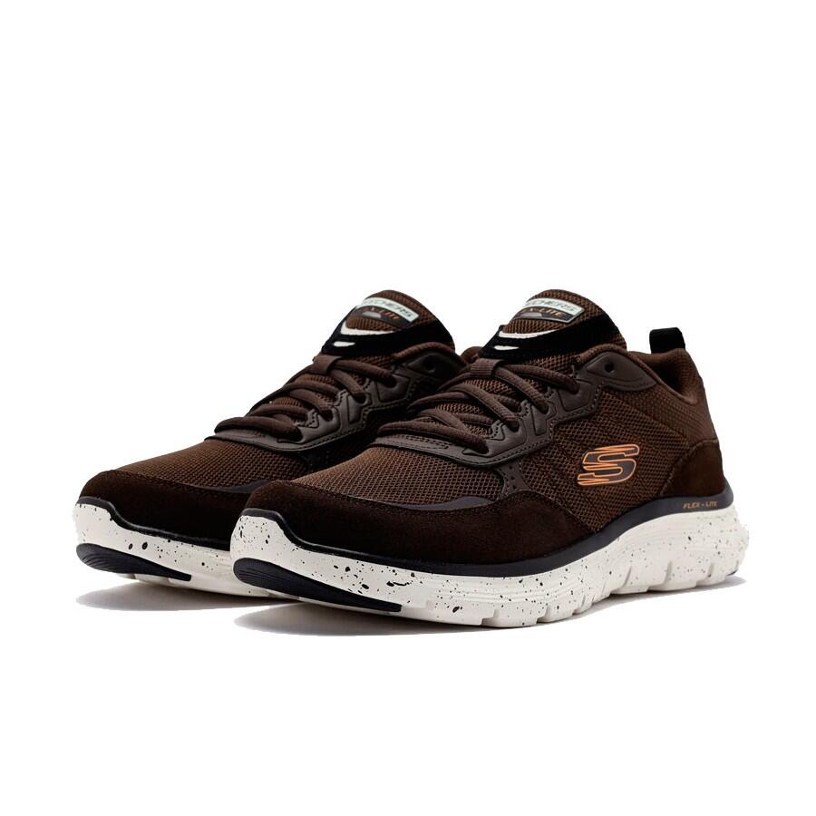 Baskets HOMME Skechers Flex Advantage-5 mesh  -nubuck MARRON 2/5