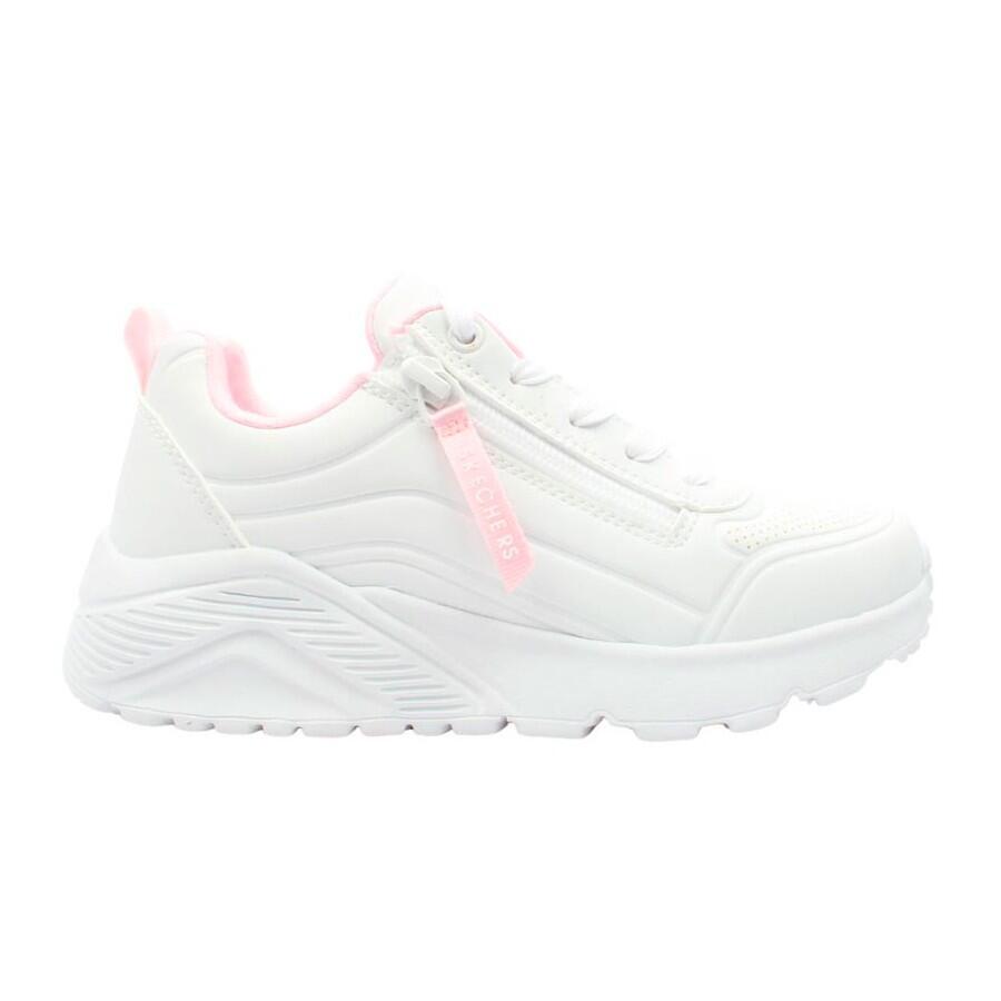 Zapatilla Niña Skechers Uno Lite-Easy Zip Blanco 3/6