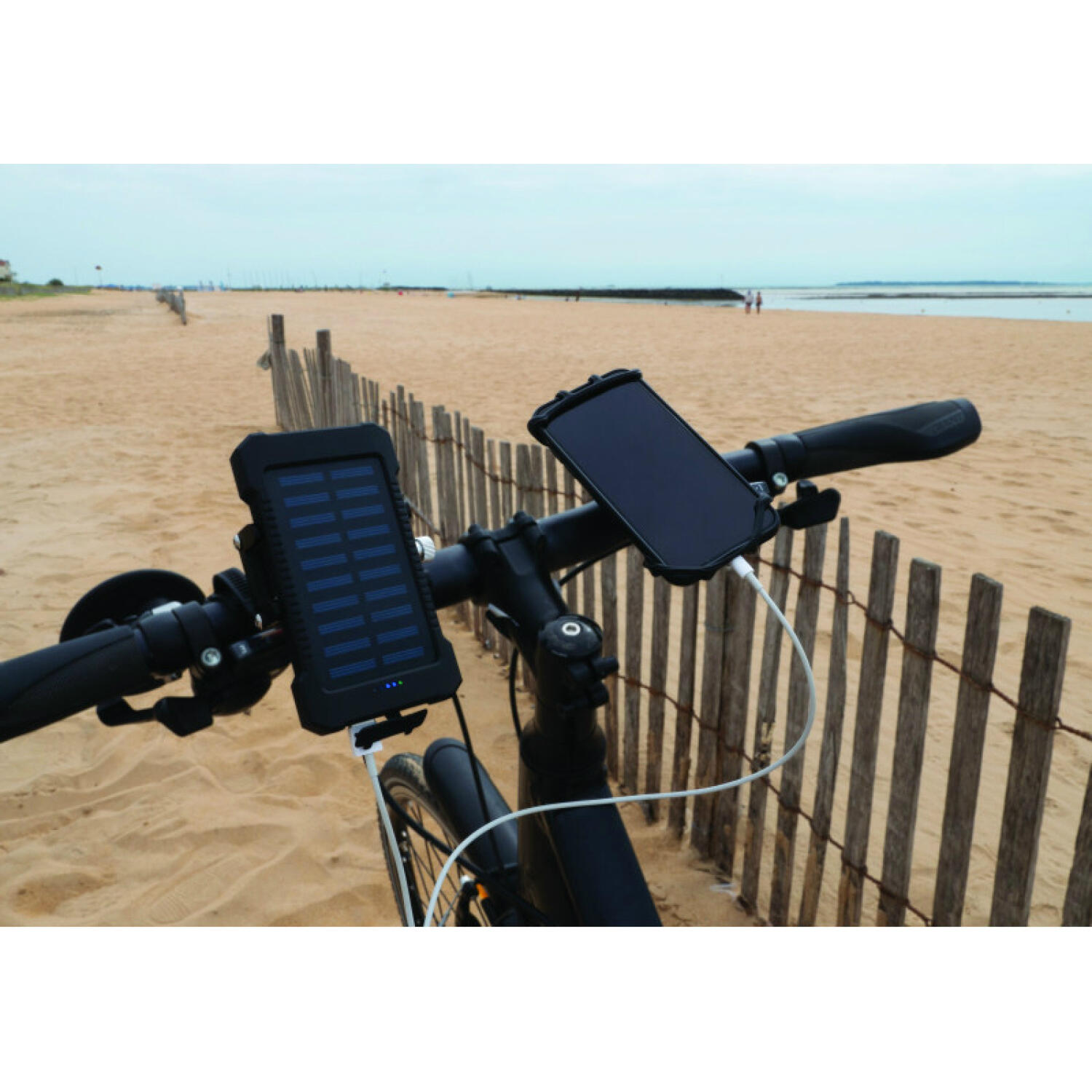 Fahrrad-Handyhalterung und Solarbatterie 2/6