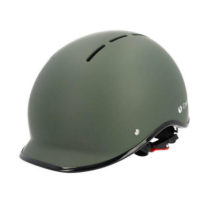 Casque vélo adulte 59-61 cm Multisport Kaki avec visère intégrée