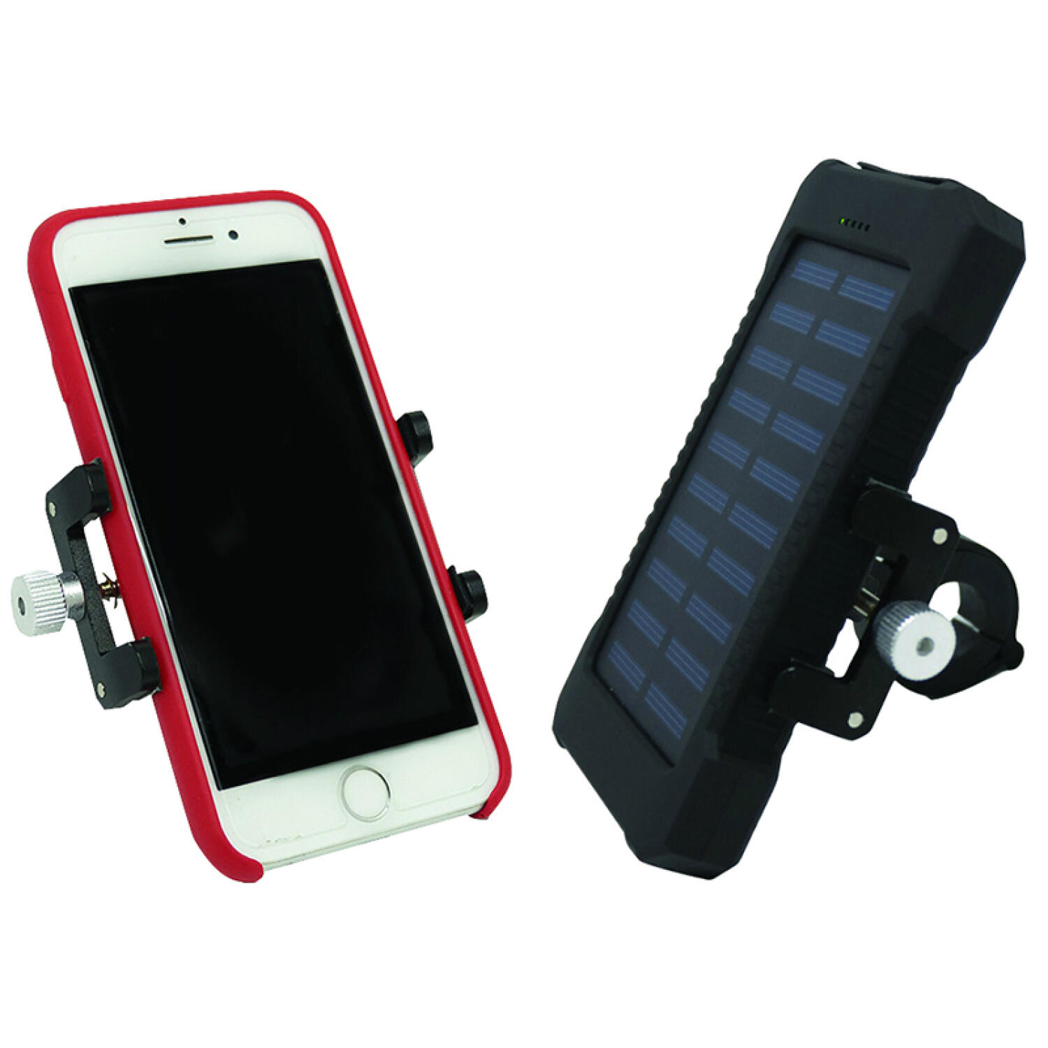 Coolride - Support Téléphone Vélo Et Batterie Externe Solaire - Chargeur - Noir - No Size - Decathlon