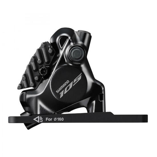 Pinza freno idraulica anteriore Shimano 105 BR-R7170 Flat Mount nera