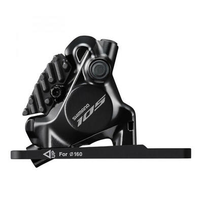 Shimano 105 br-r7170 hydraulische schijfremklauw voor flat mount zwart