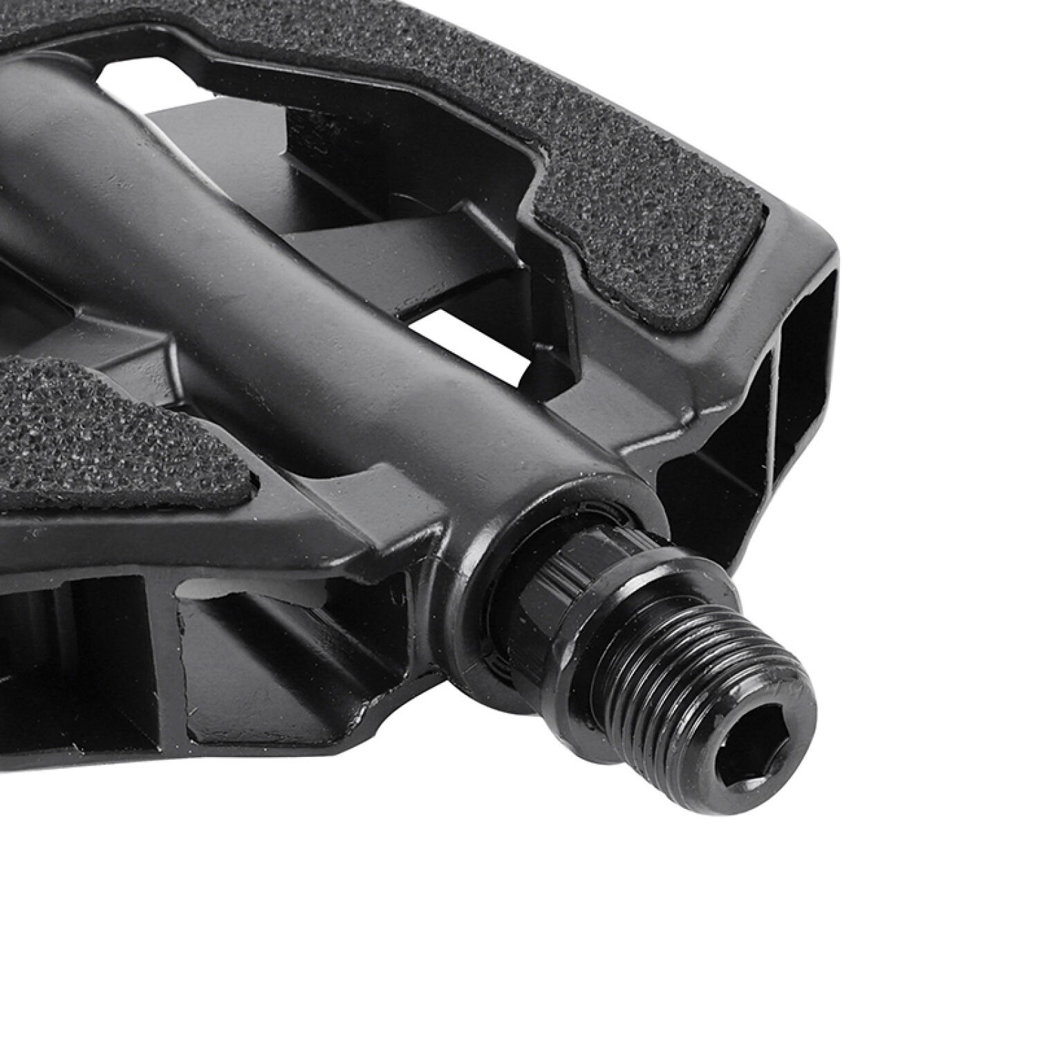 Union SP-890 Alu Mat Pedale Schwarz Sandblock für E-Bikes 4/5