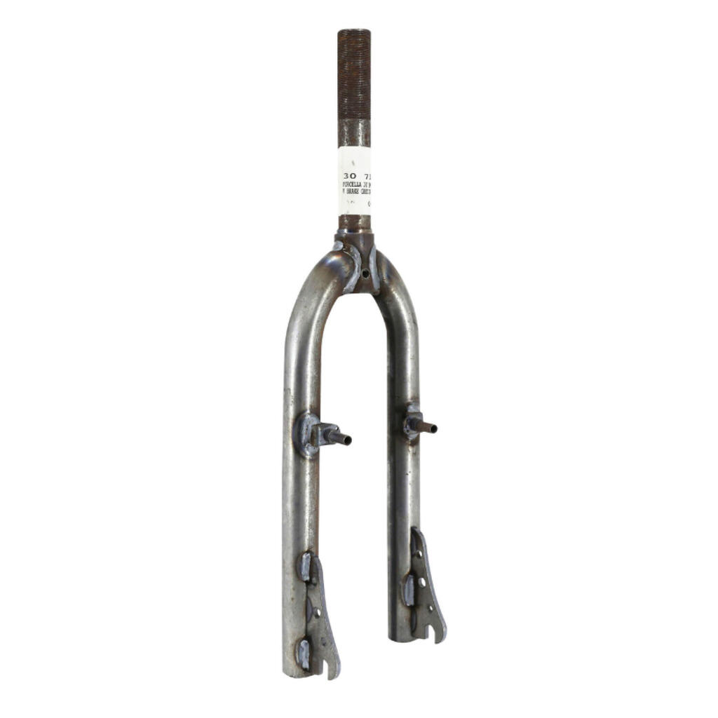 Raw steel fork P2R Aheadset