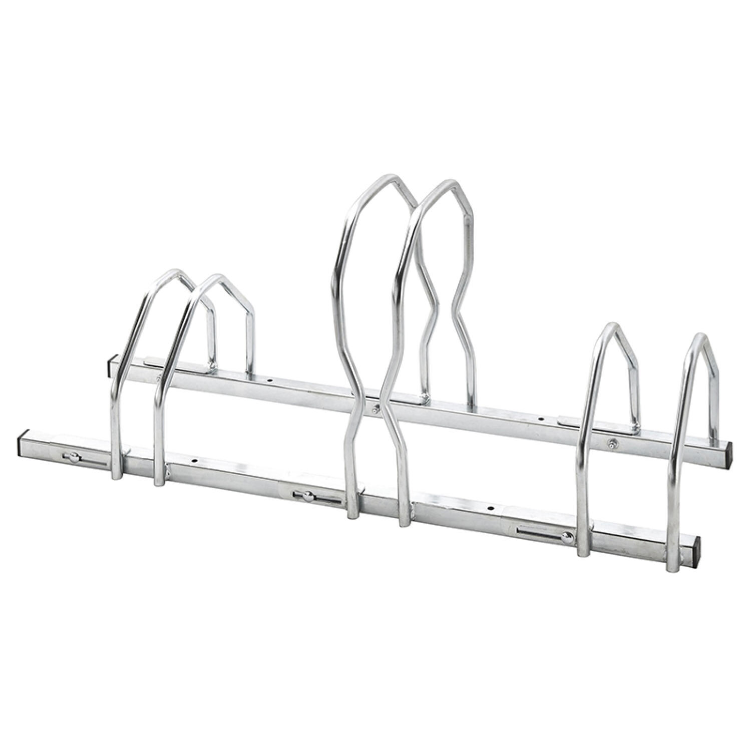 MOTTEZ Portabicicletas para 3 bicicletas en 2 niveles Mottez