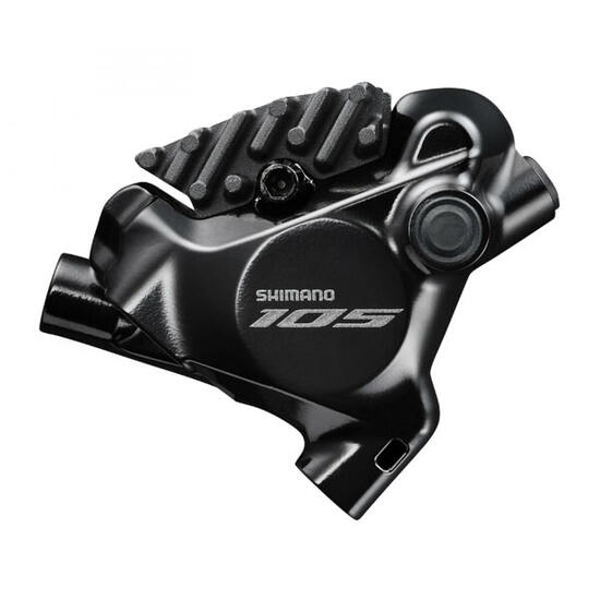 Pinza freno a disco idraulica posteriore Shimano 105 BR-R7170 Flat Mount nera