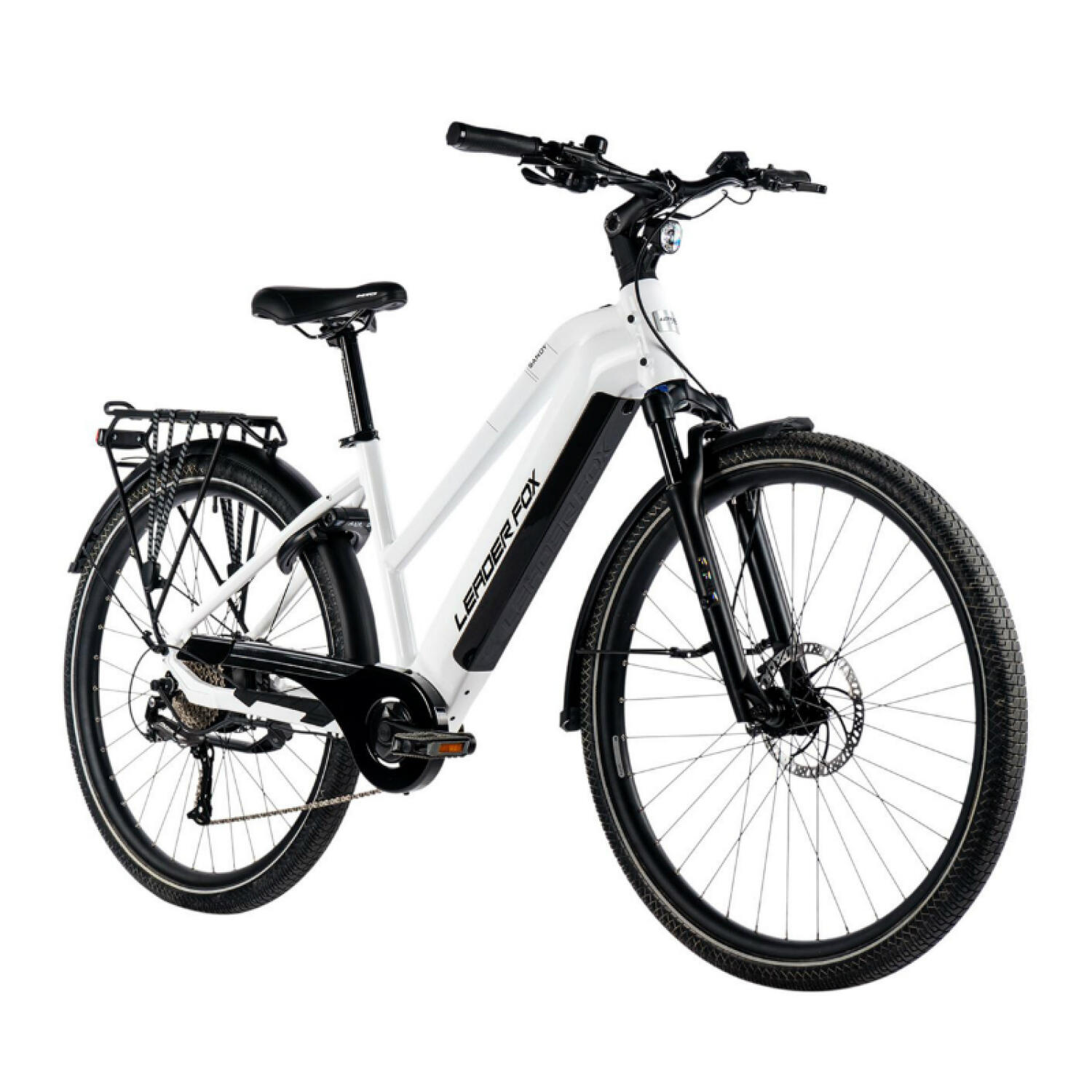 Leaderfox - Vélo Électrique Leader Fox Sandy 2024 - Vélo Tout Terrain - Blanc - Decathlon