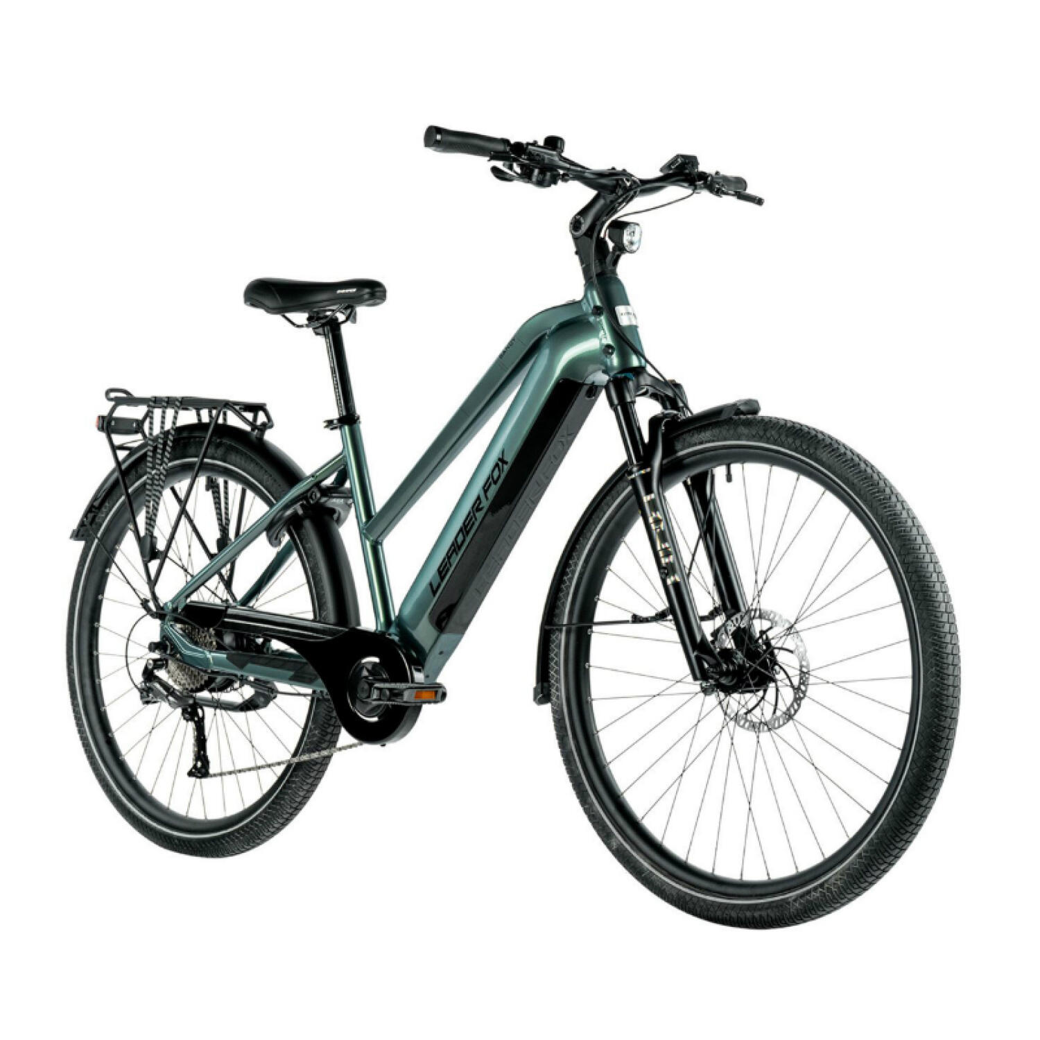 Leaderfox - Vélo Électrique Leader Fox Sandy 2024 - Vélo Tout Terrain - Vert - Decathlon