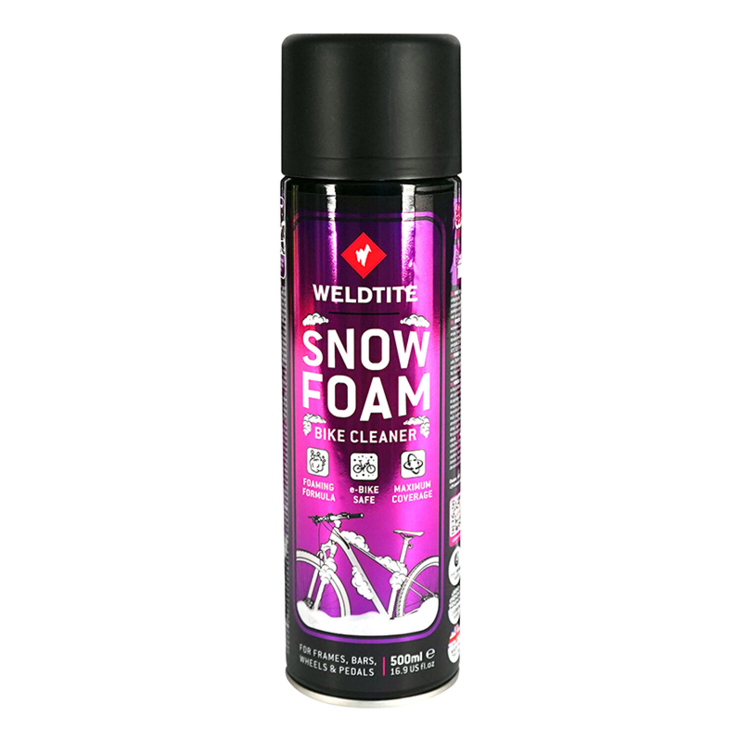 WELDTITE Weldtite Snow Foam Bike & E-Bike Cleaner, Frames, Wheels & Pedals - 500 ml