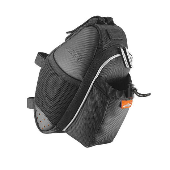 Satteltasche mit Trinkflaschenfach und Gurtbefestigung Ibera Seatpak