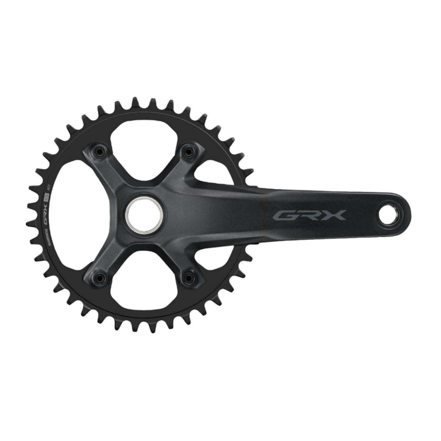 Shimano - Pédalier Grx Fc-rx610 1x12 Vitesses, 40 Dents, 175 Mm - Manivelle - Noir - Taille Unique - Decathlon