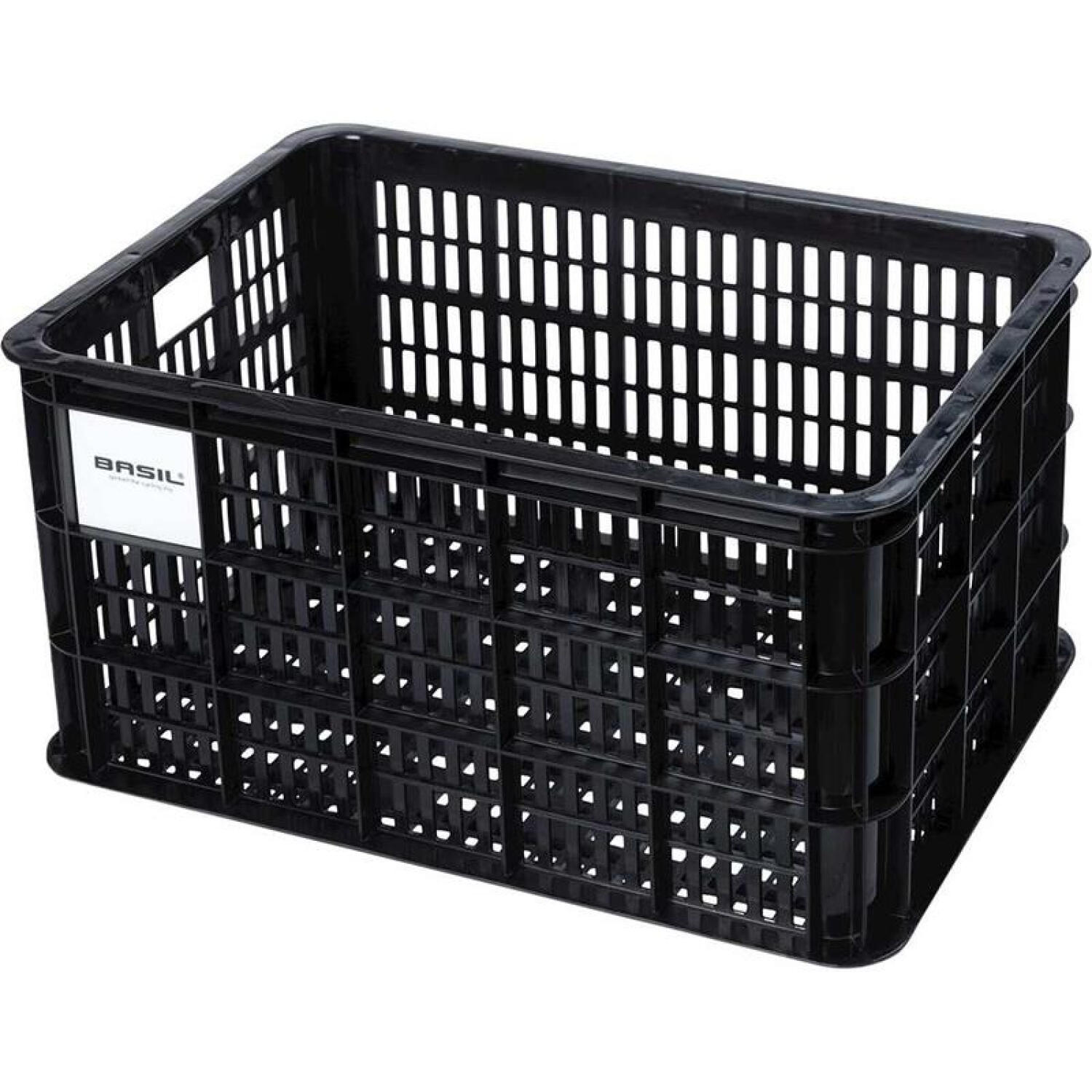 Skrzynia Rowerowa Z Recyklingu Crate L 40,0 Litrów 39 X 49 X 26 Cm - Czarna