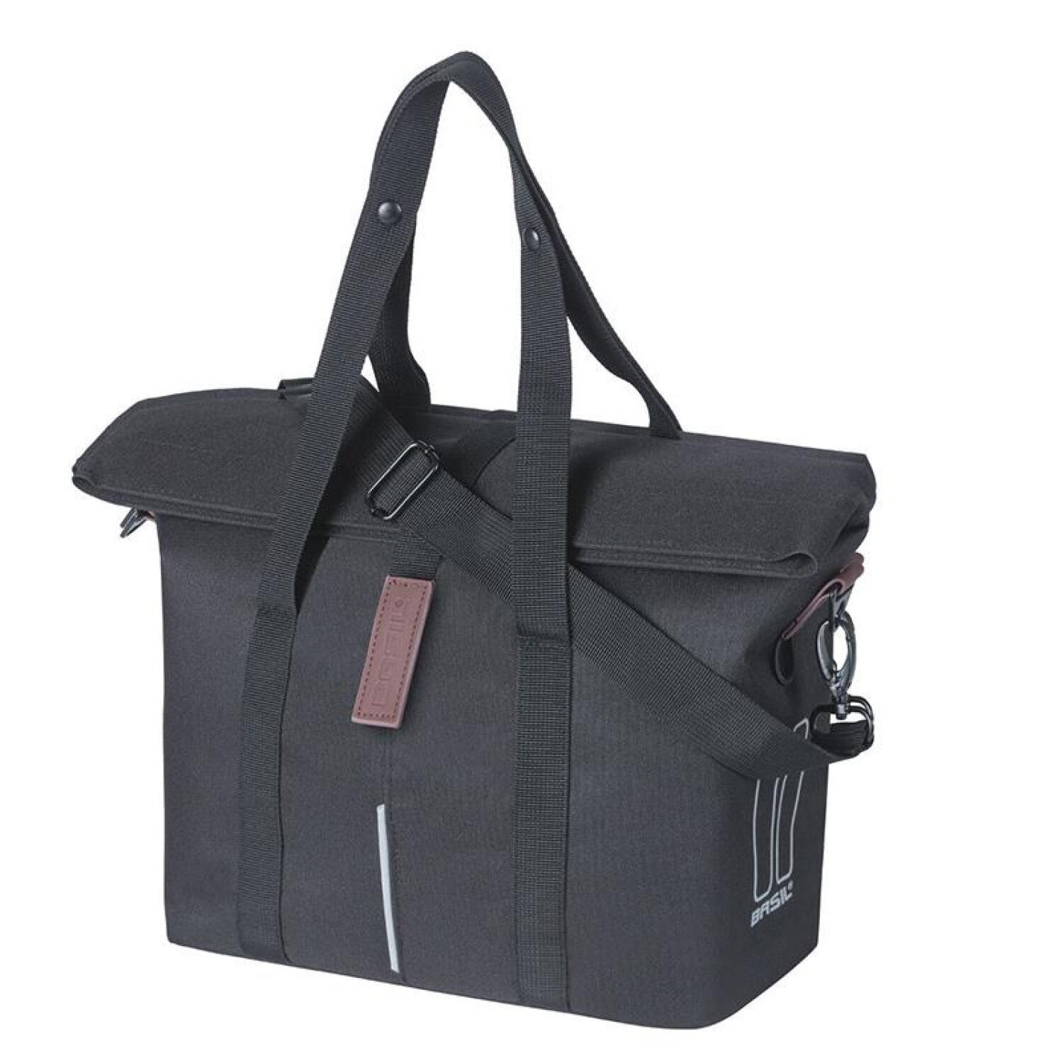 Basil - Sac À Main De Vélo City Kf-hook, Noir - Sacoche - Noir - No Size - Decathlon