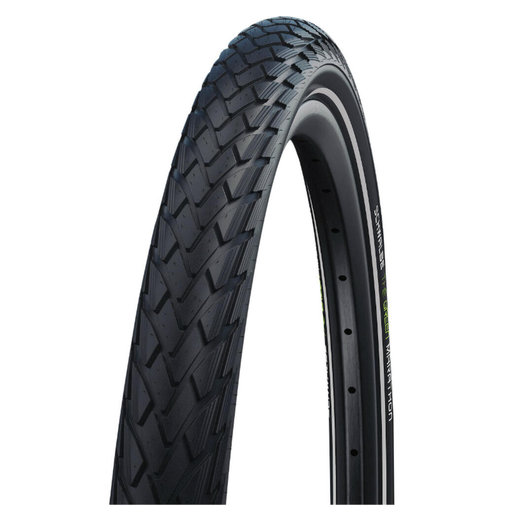 Schwalbe Green Marathon Tire Greenguard 27x1 1/4 (32-630) Black