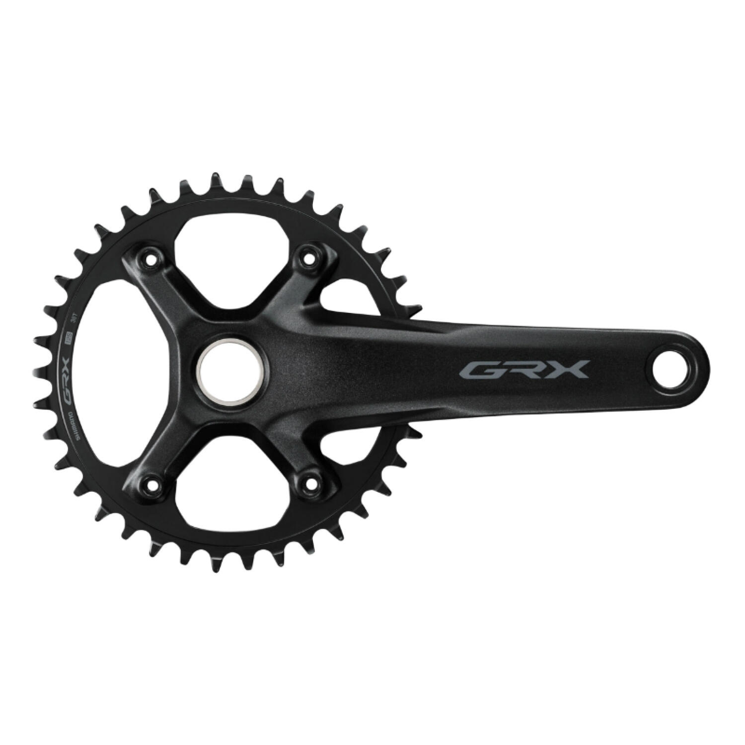 Shimano - Pédalier Grx Fc-rx610 1x12 Vitesses, 38 Dents, 175 Mm - Manivelle - Noir - Taille Unique - Decathlon