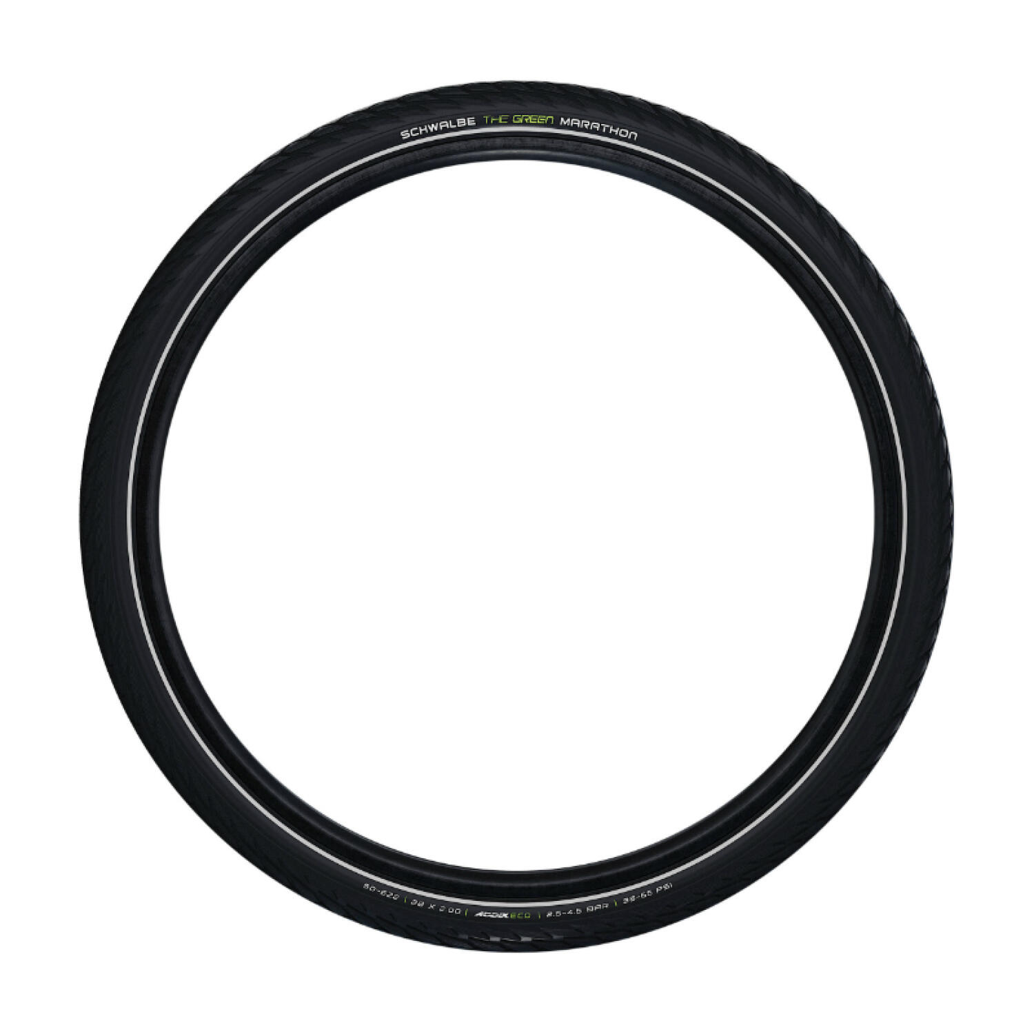 Pneumatico Schwalbe Green Marathon 630 mm Tubolare Wire Green Guard Addix Eco E- 3/7