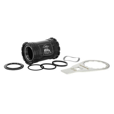 Black bearing pressfit bottom bracket