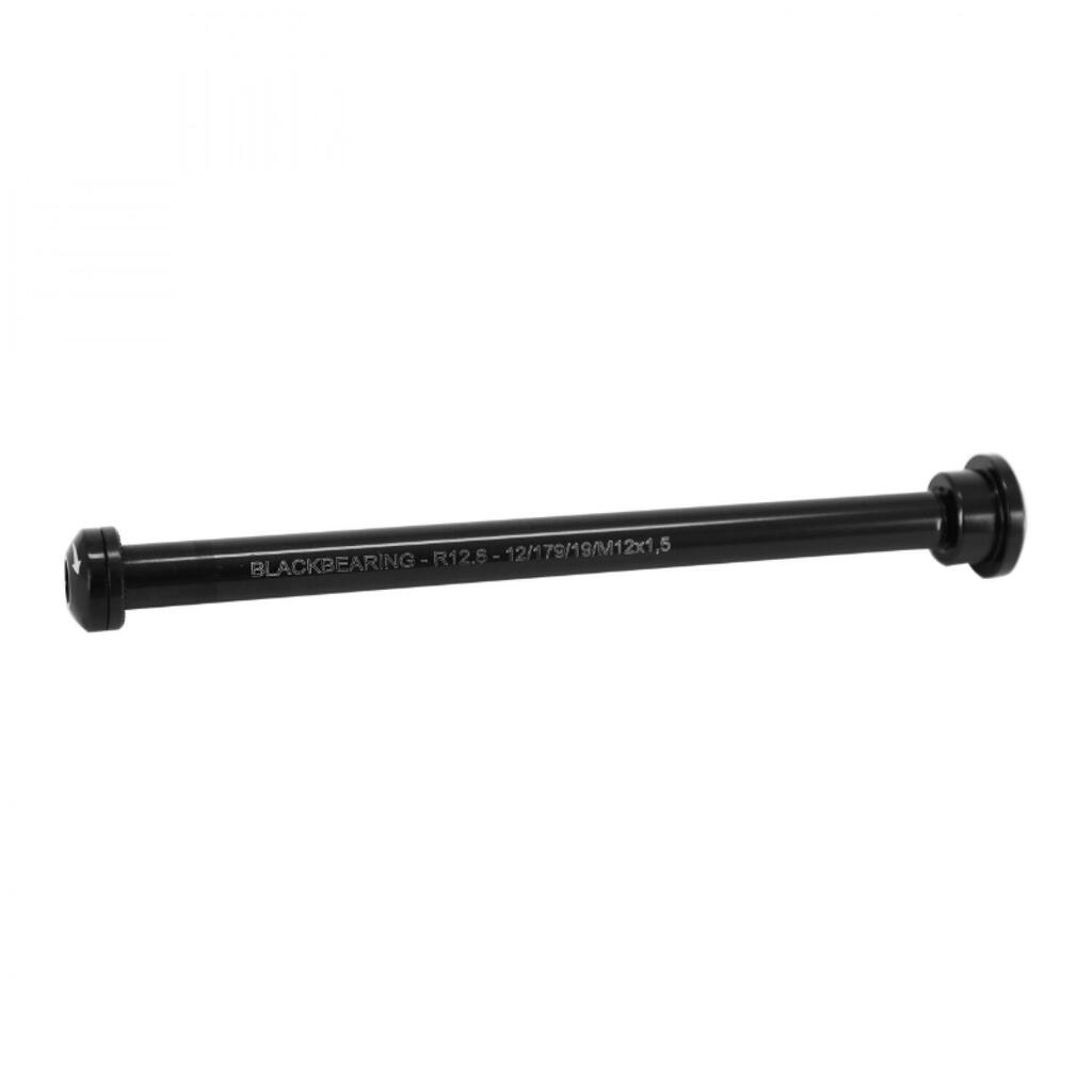 Black Bearing Rear Axle 12 mm - 179 - M12x1.5 - 19 mm