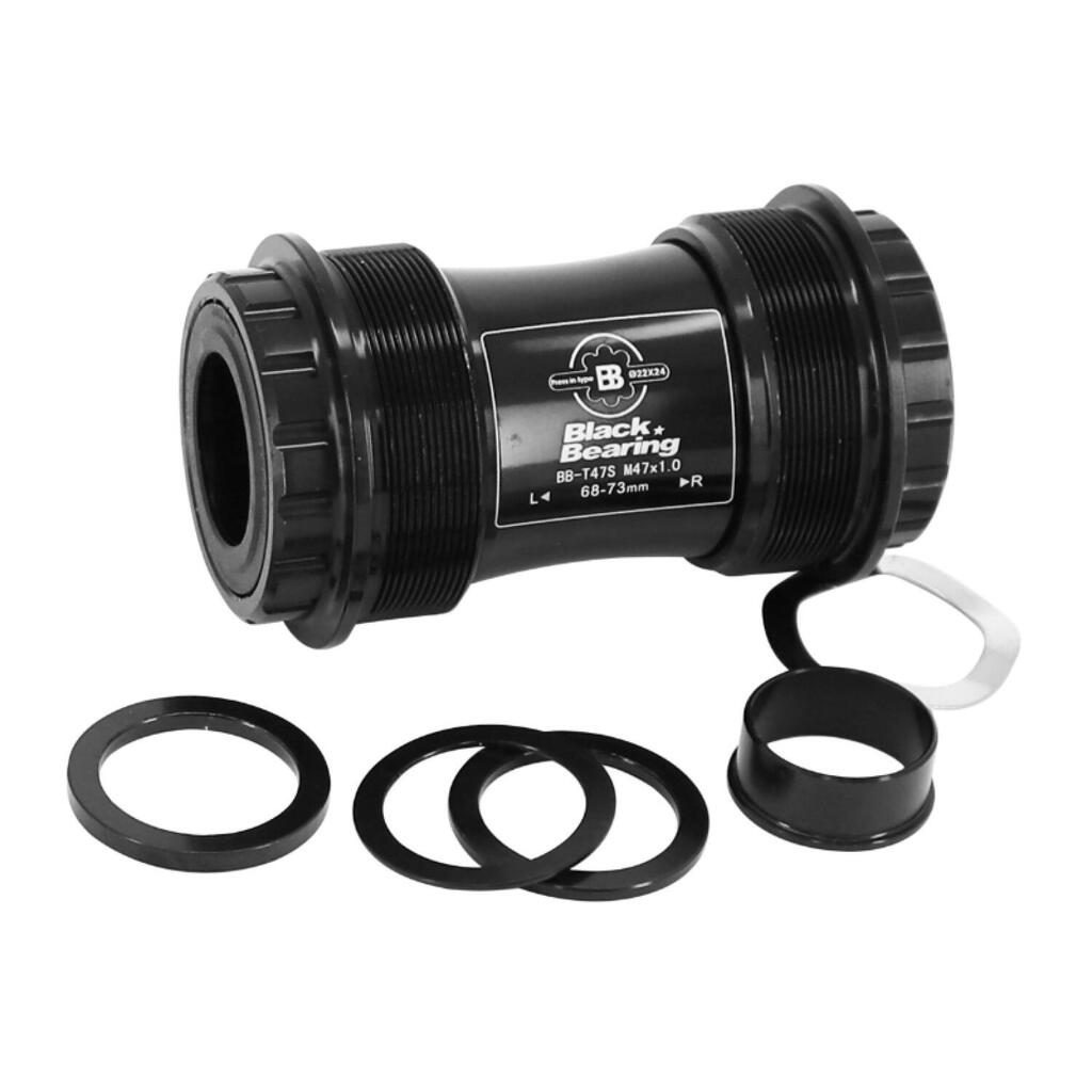 Black Bearing T47 Bottom Bracket (Axle 24 and GXP)