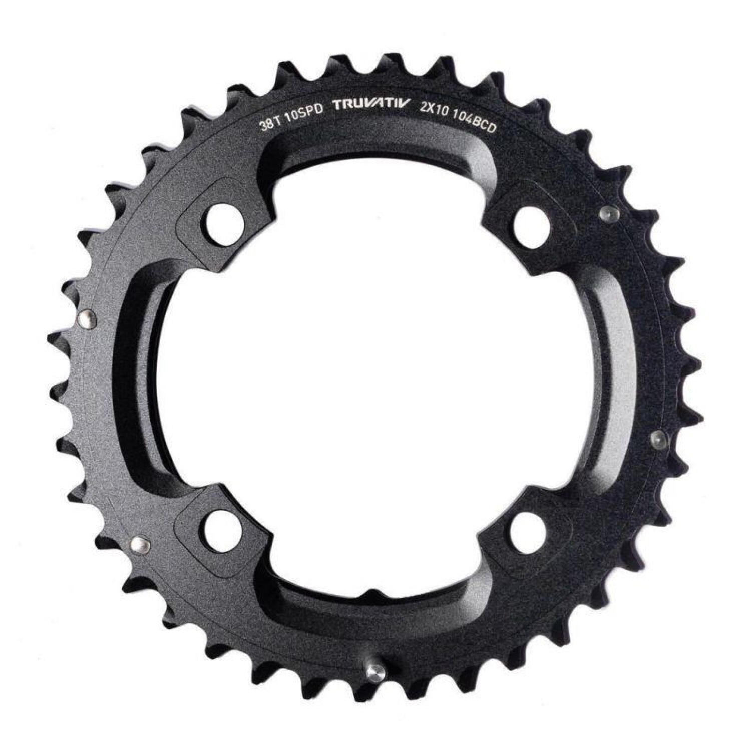SRAM TRUVATIV corona 36 denti BCD 104 mm, alluminio nero.