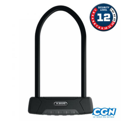Abus granit plus 470 - duurzaam fietsenslot - 23 cm - zwart