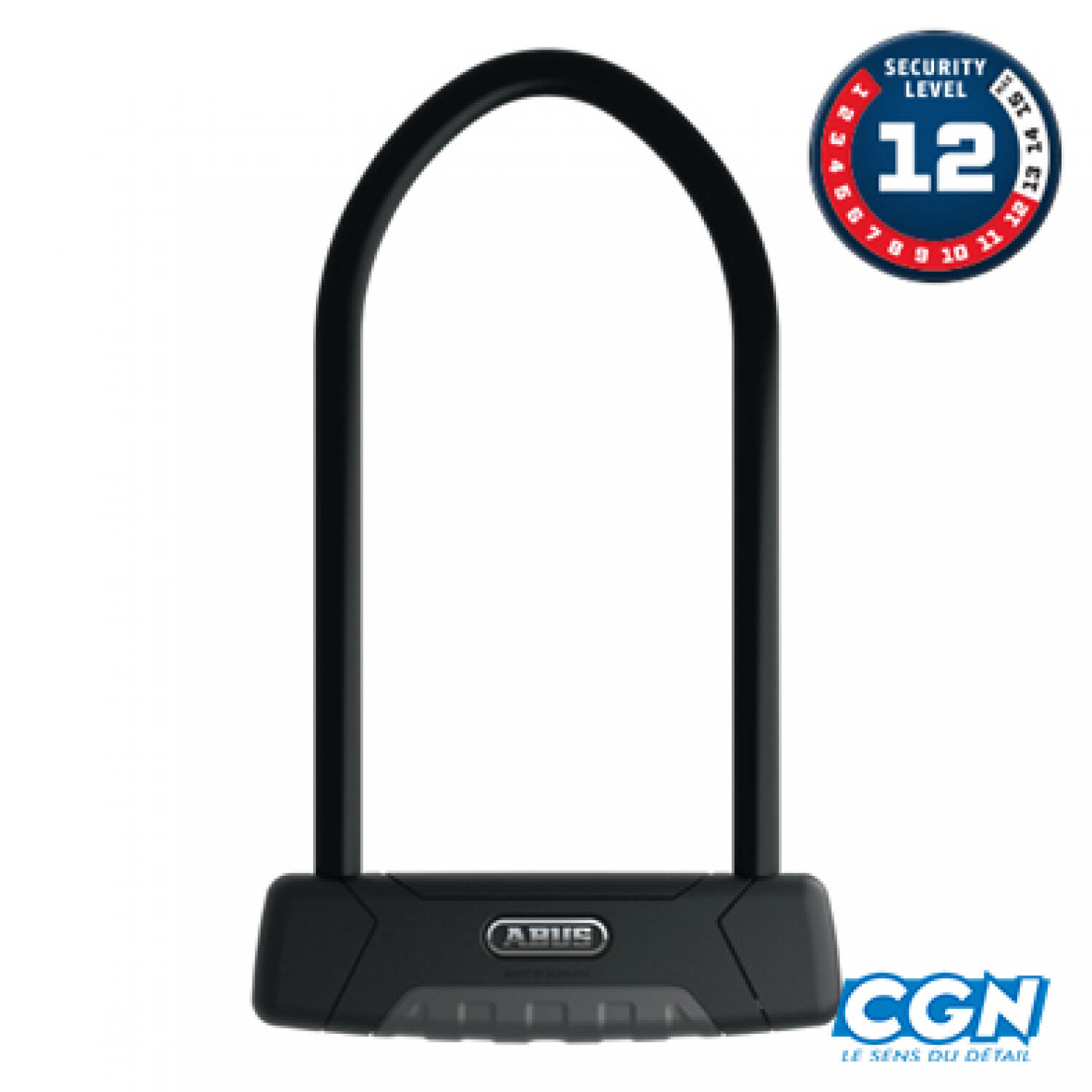 Abus - Antivol U Abus Granit Plus 470/150hb230 + Ush470 - Antivol - Gris|noir - 230 Mm - Decathlon