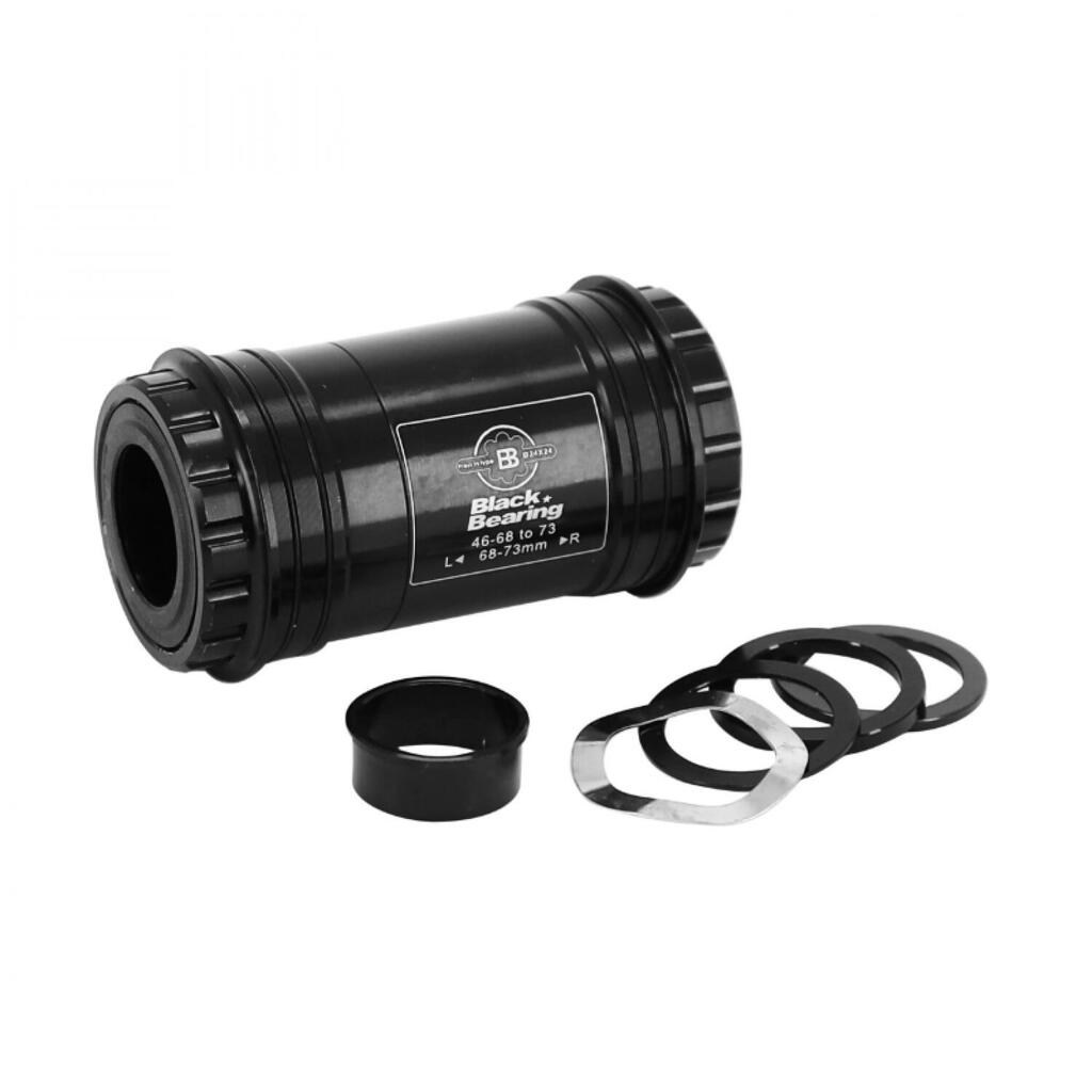 Black Bearing PressFit Shimano Hollowtech II / GXP Bottom Bracket