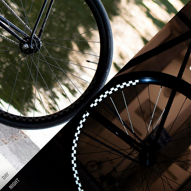 Autocollants Réfléchissants Pour Rayons De Vélo - Compatible 27,5" à 29" - Augmente La Visibilité Nuit, Facile à Poser