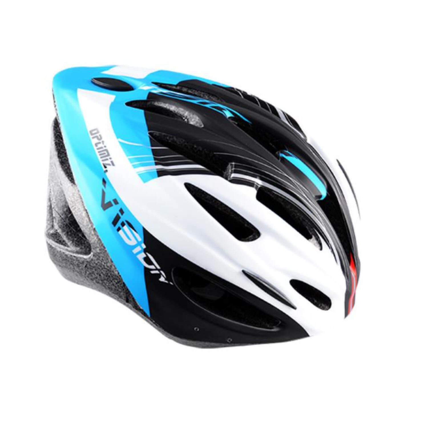 Kask rowerowy Optimiz dla dorosłych - niebiesko-biały